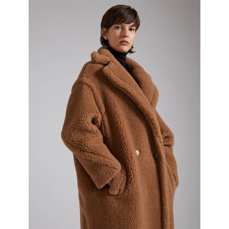 Max Mara 3TEDDY Icon Jakke, Camel